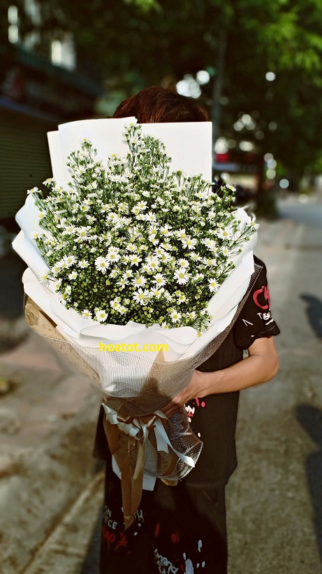 Bó hoa thạch thảo trắng - HT626 - Shop hoa tươi | Điện hoa tươi | Hoa  online 